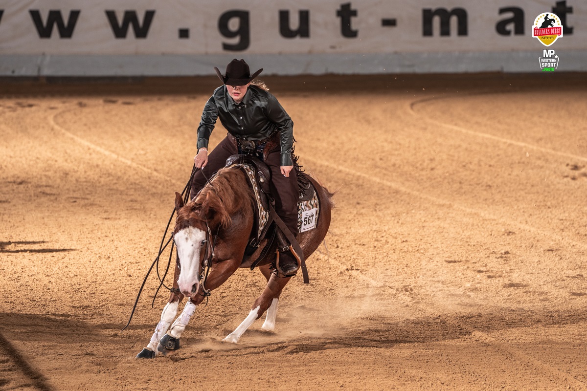 VorlaufTriumph für Ludwig Quarter Horses beim NRHA Germany Breeders